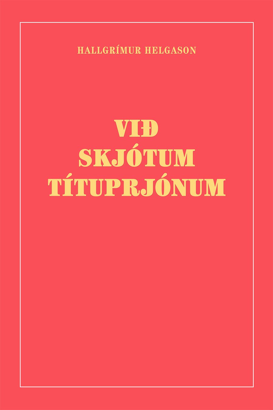 Við skjótum títuprjónum
