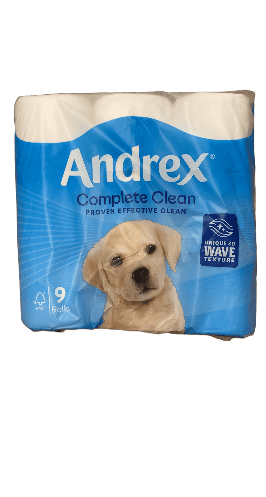 Andrex Complete Clean 9 rúllur