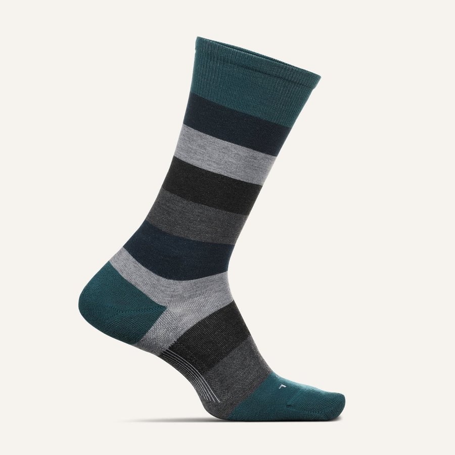 Feetures Primary Stripe Cushion/Crew
