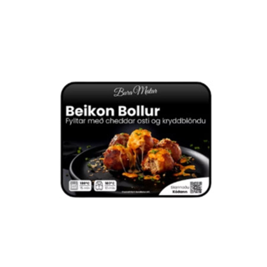 Bara matur eldaðar beikon bollur 800 g