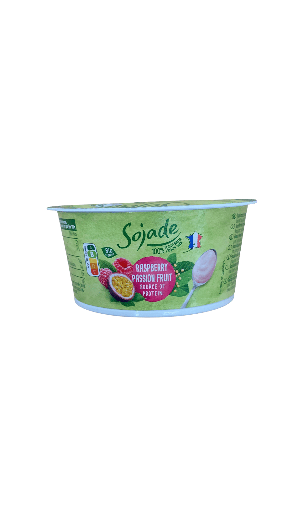 Sojade lífrænt soja með hindberjum og ástaraldin 150 g