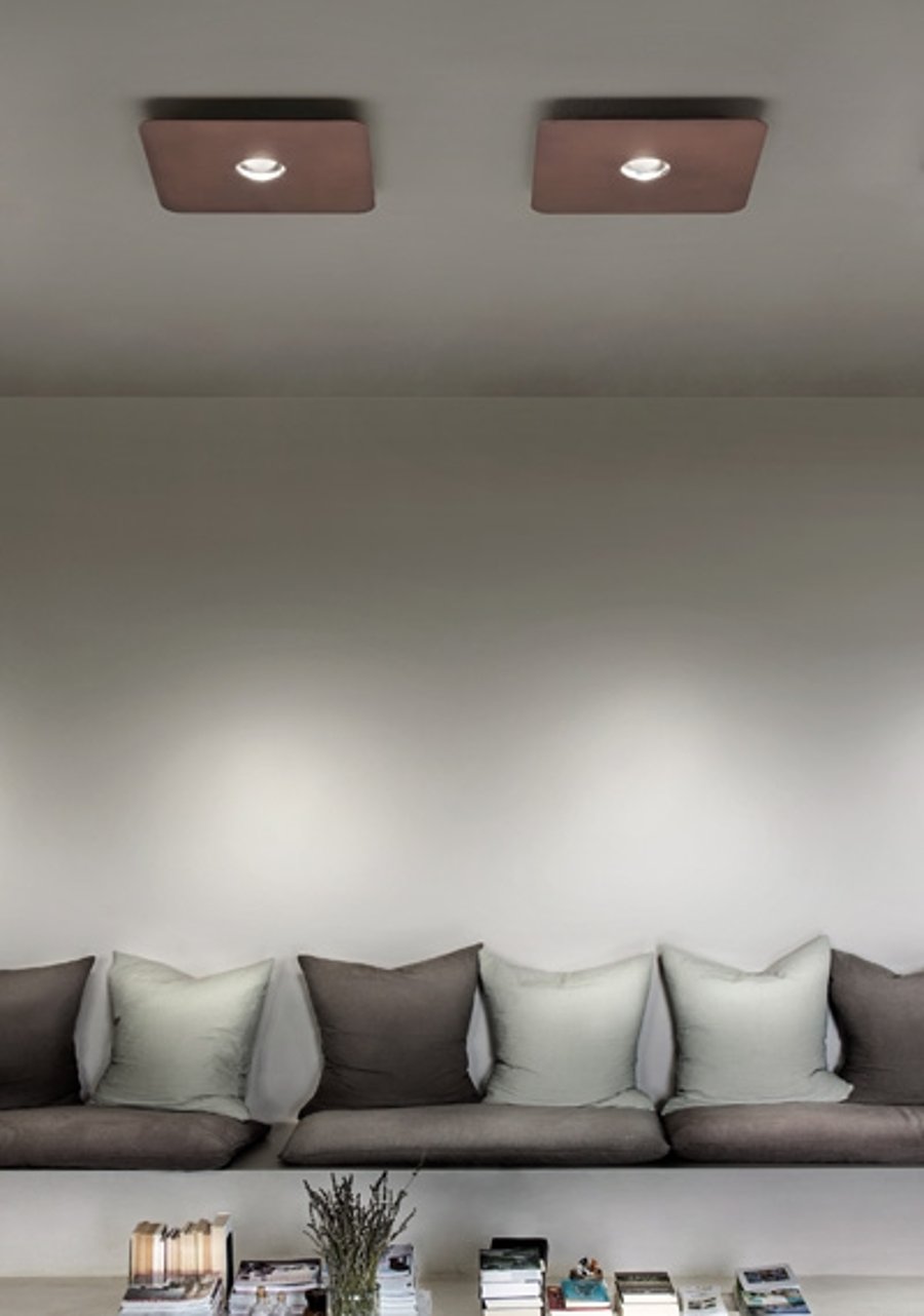 Frozen Small Brown ceiling light by Studio Italia Design