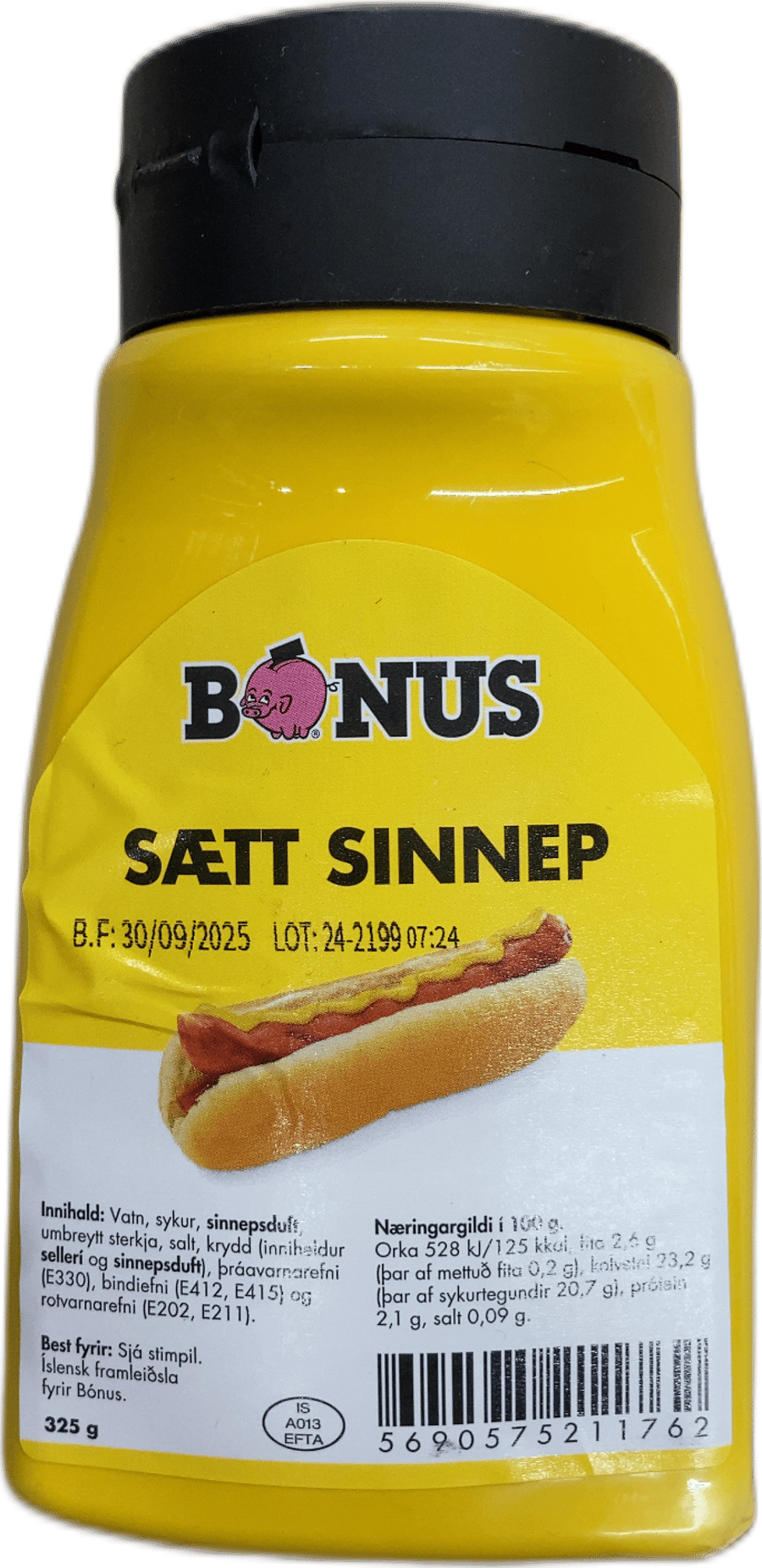Bónus Sætt Sinnep 325 g
