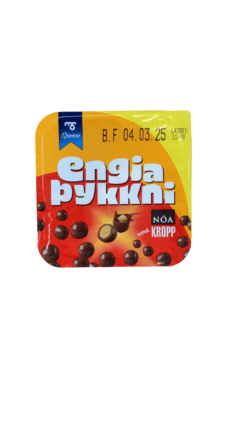 MS Engjaþykkni með vanillu og Nóa Smákroppi 150 g