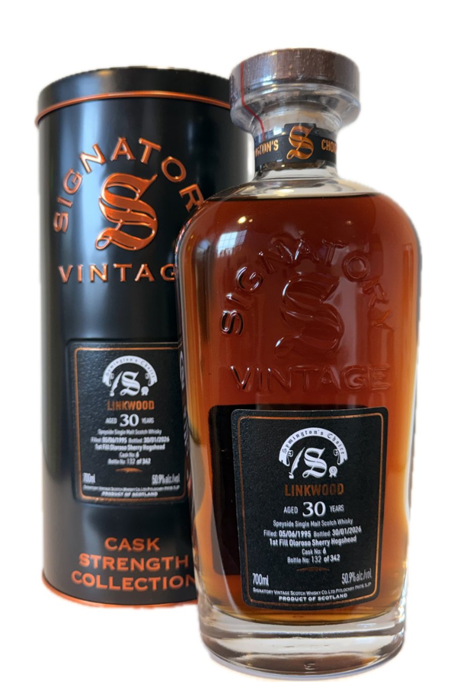 Signatory Vintage Linkwood 30 ára Cask No. 6 (Filled 1995)
