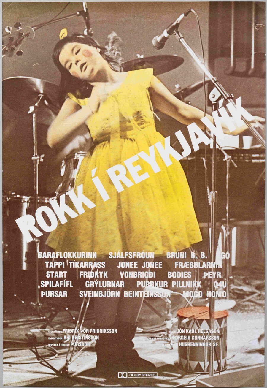 Rokk í Reykjavík - veggspjald