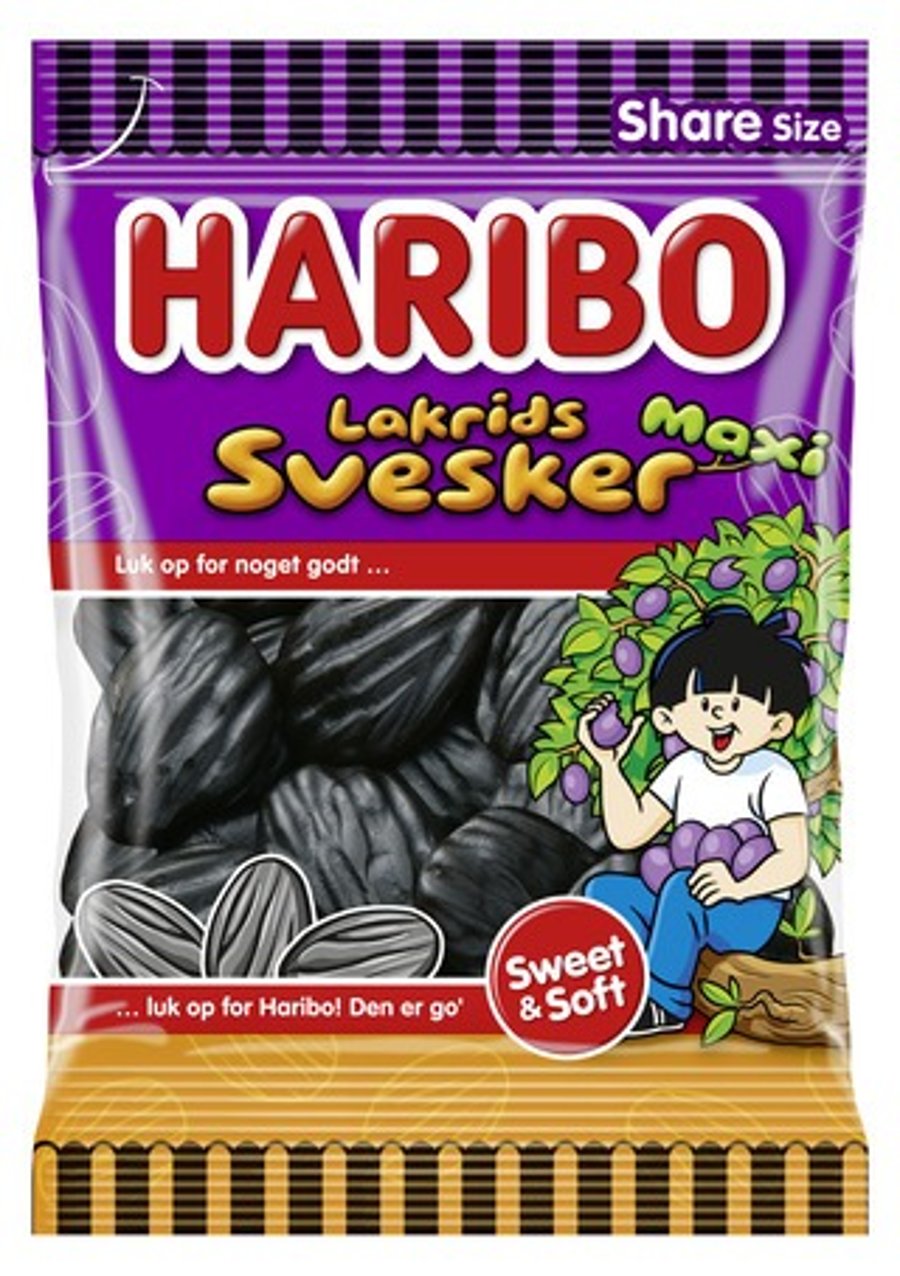 Haribo lakkríssveskjur 160 g