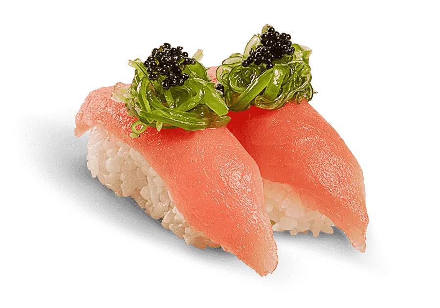 Nýmóðins túnfisk-nigiri