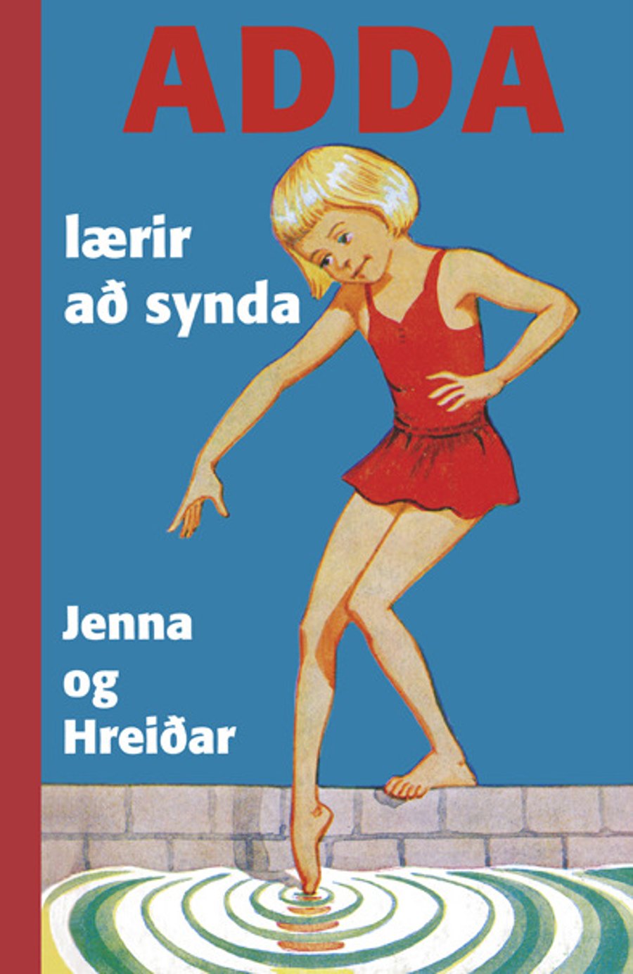 Adda lærir að synda