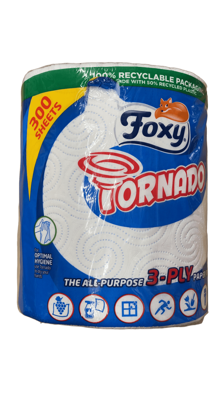 Foxy Tornado eldhúspappír 300 stk