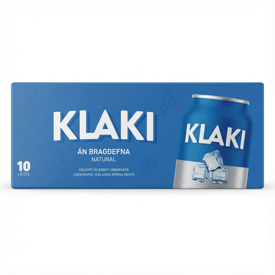 Klaki hreinn 10x330 ml