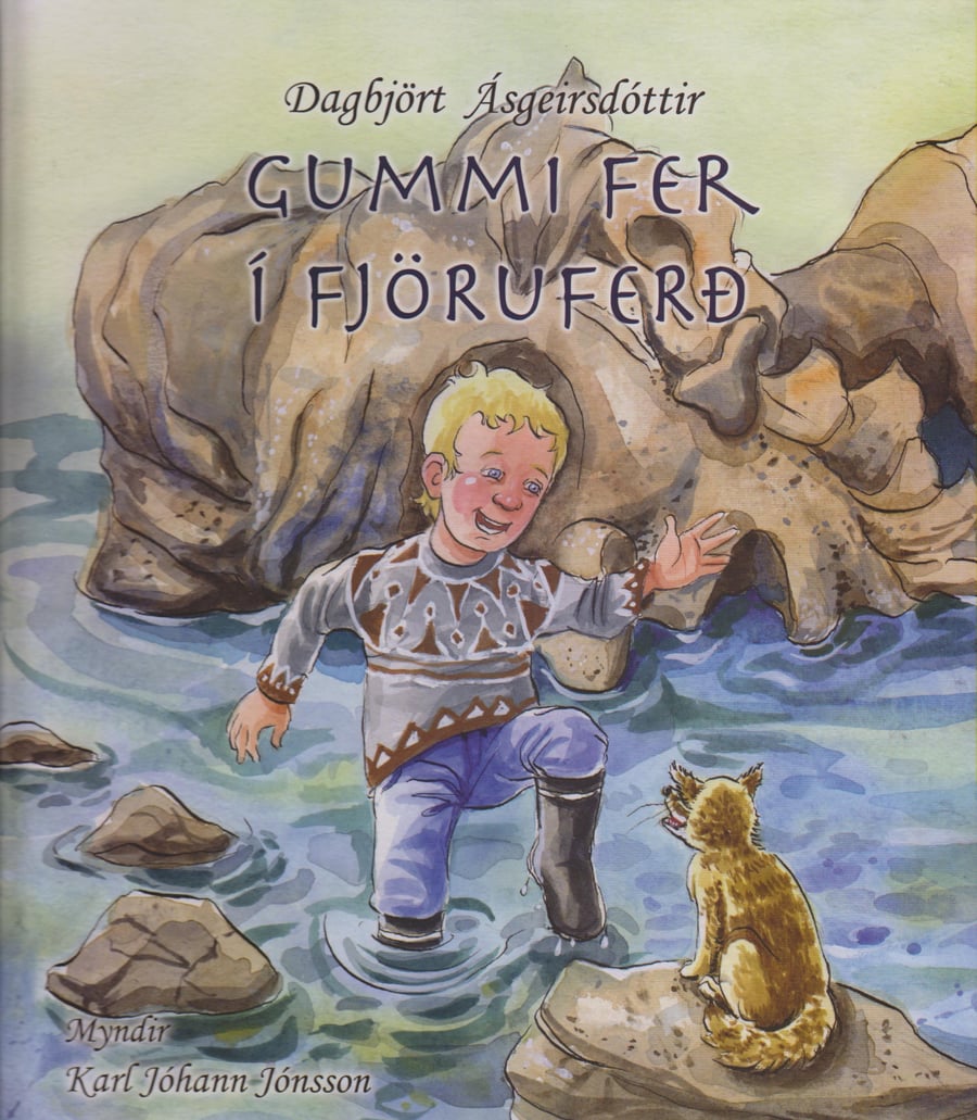 Gummi fer í fjöruferð