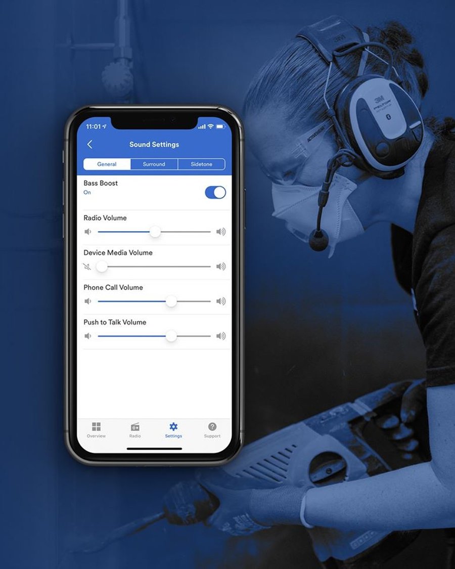 Peltor Heyrnartól WS Alert X APP gul