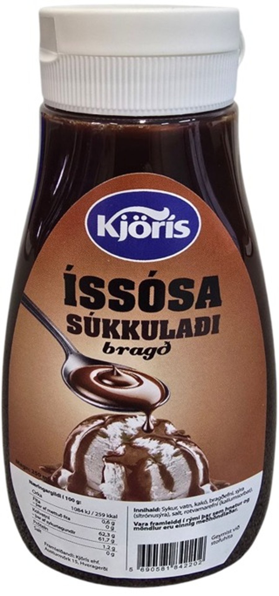 Kjörís súkkulaði íssósa 250 ml