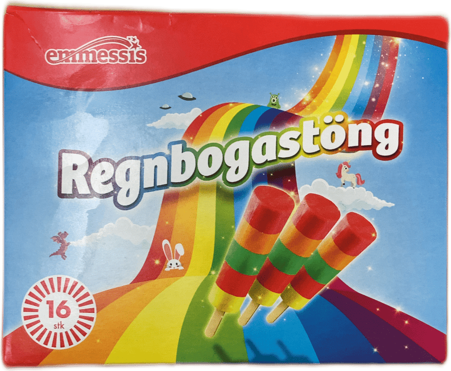 Emmessís Regnbogastöng 16 stk
