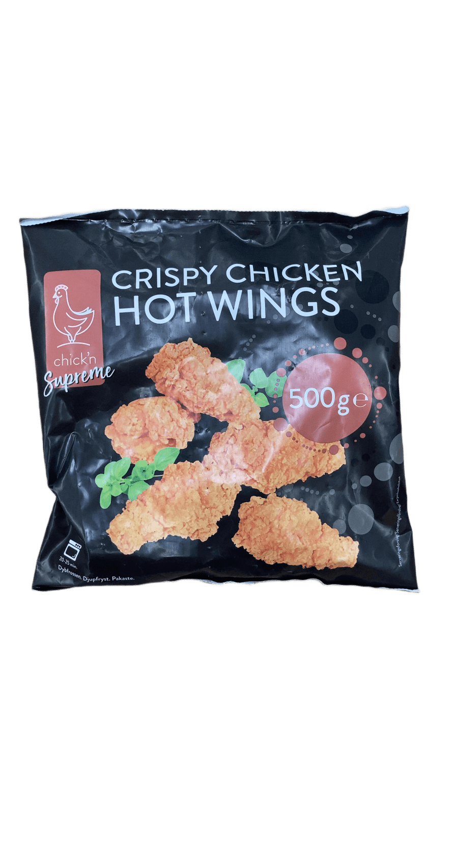 Chick'n Supreme stökkir sterkir kjúklingavængir 500 g