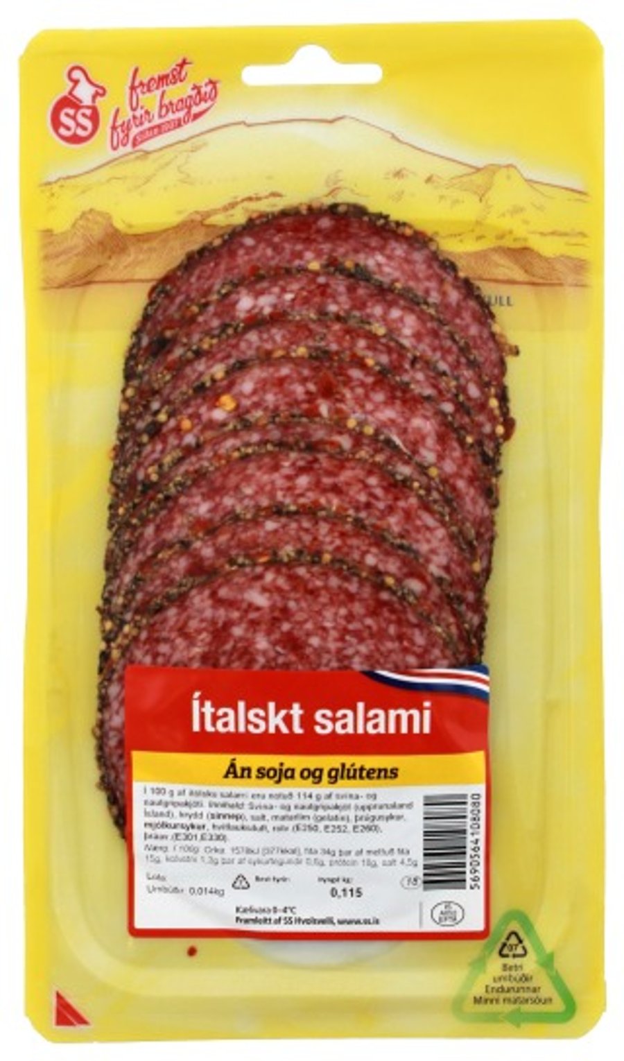 SS ítalskt salami 115 g