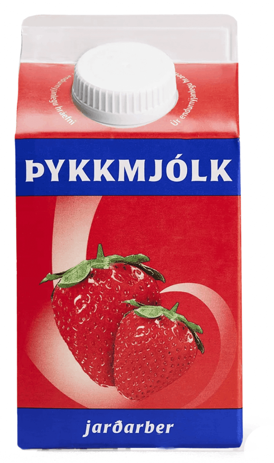 Þykkmjólk jarðaber 500 ml