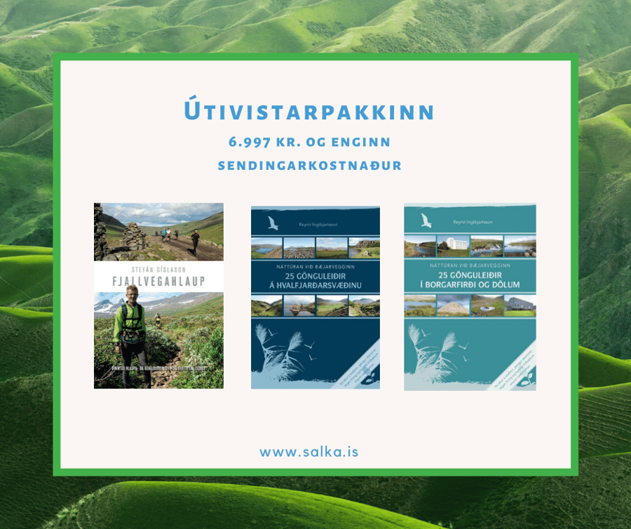 Bókapakki fyrir útivistarfólk