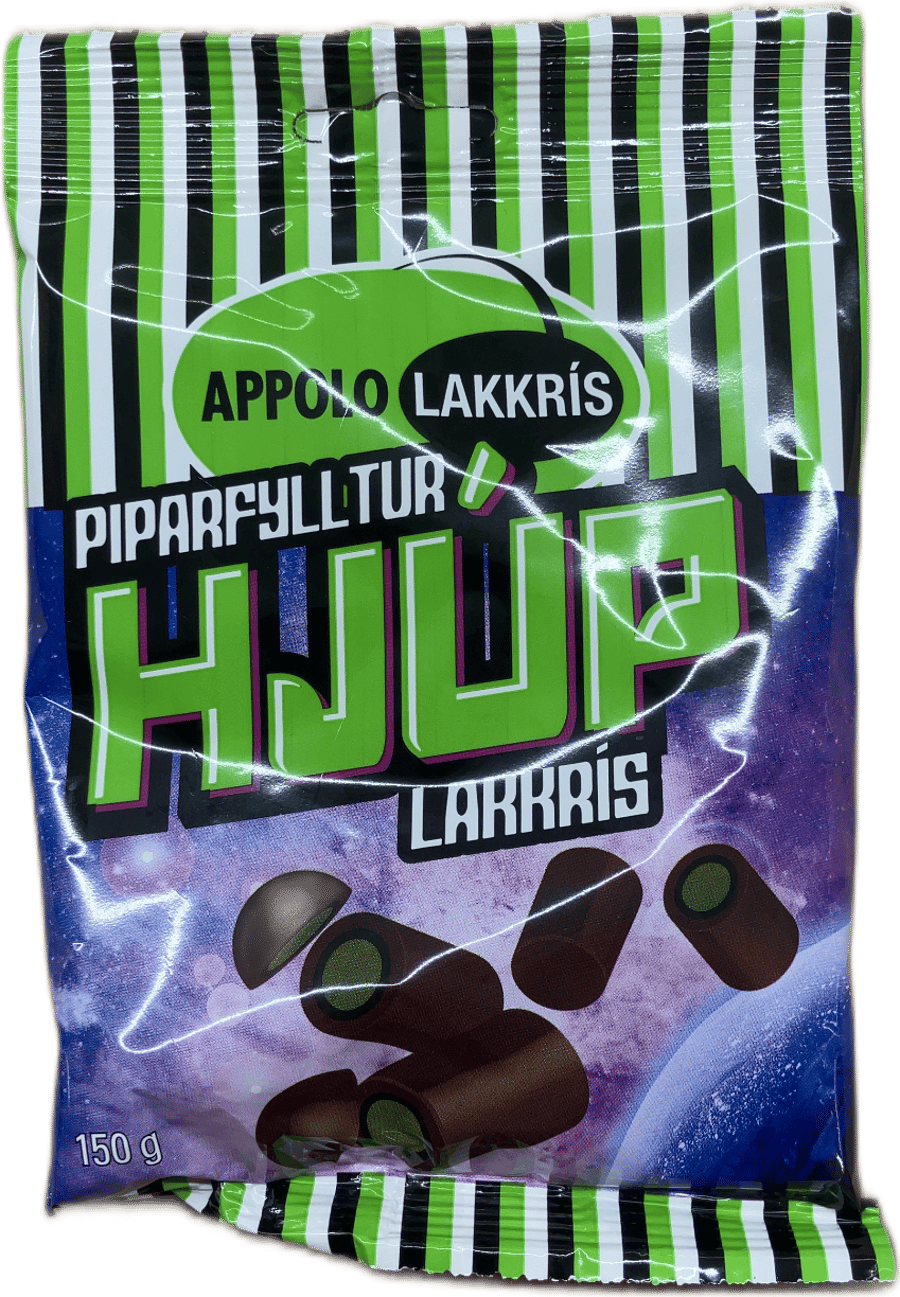 Appolo Piparfylltur Hjúplakkrís 150 g