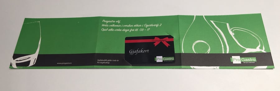 Gjafakort Progastro