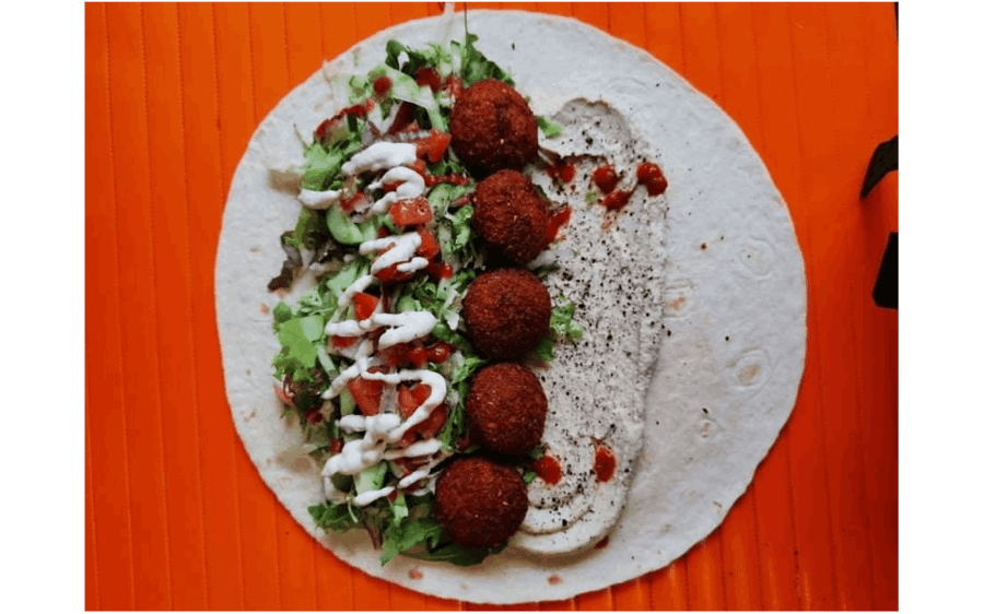 4. Falafel Vefja