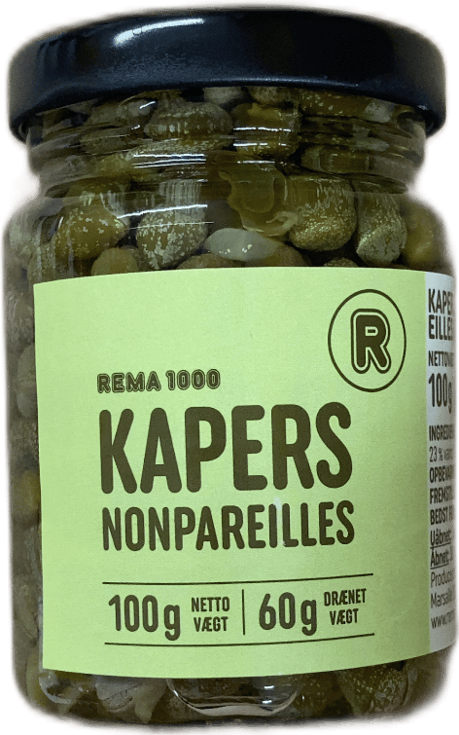 REMA 1000 Nonpareilles kapers í ediklegi 100 g