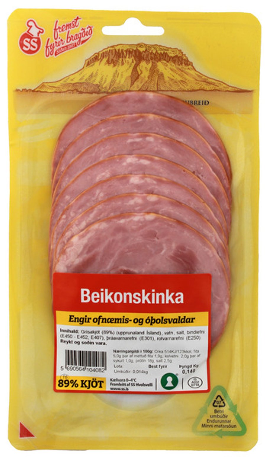 SS Beikonskinka 140 g