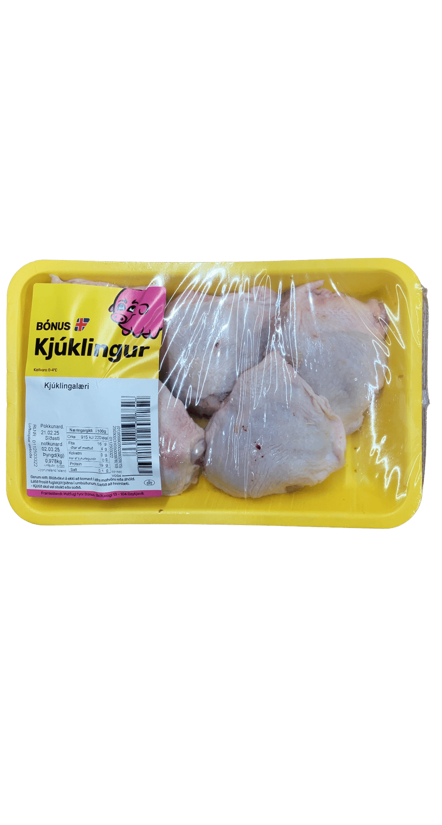 Bónus Kjúklingalæri 978 g