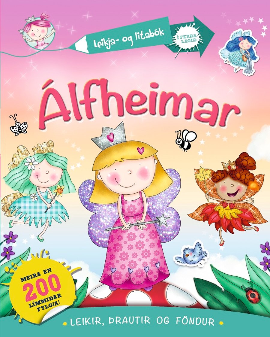 Álfheimar - leikja og litabók