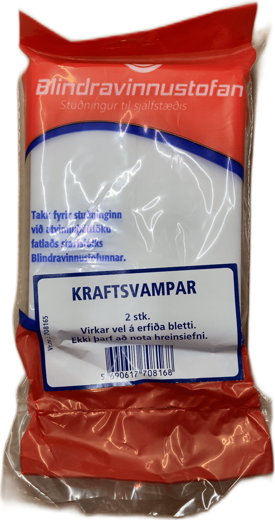 Blindravinnustofan Kraftsvampar 2 stk