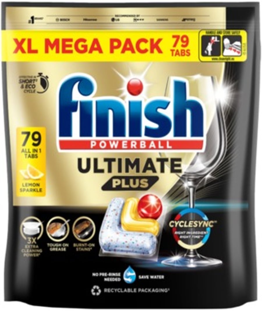 Finish Ultimate Plus uppþvottavélatöflur 79 stk.