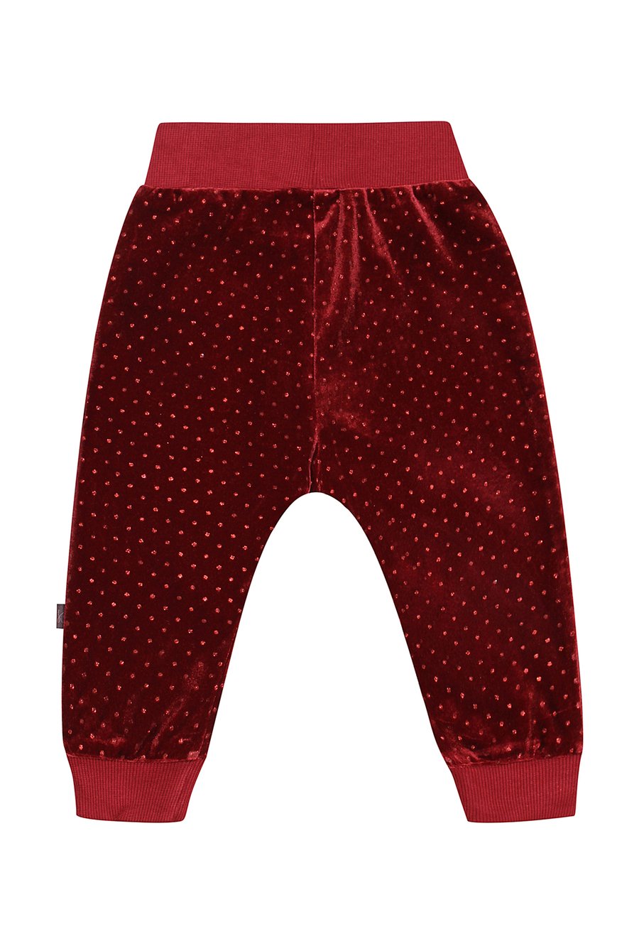 Kids up Abbi buxur Velvet/Glitter Ruby wine
