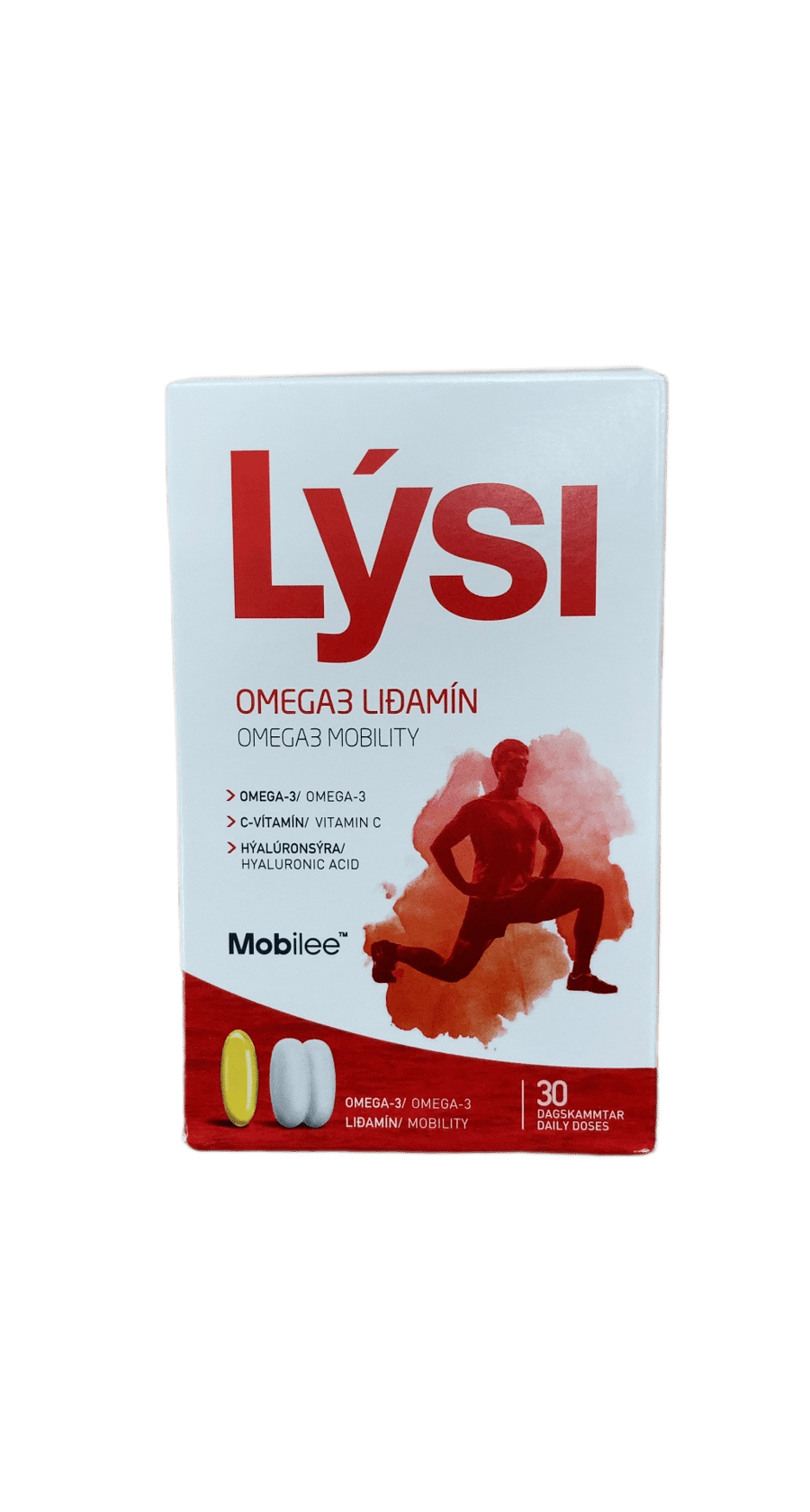 Lýsi Omega-3 Liðamín Mobility 30 dagskammtar