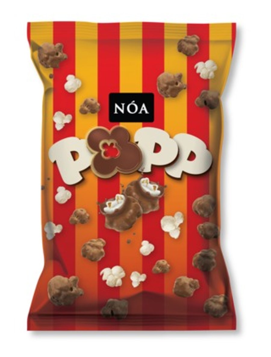 Nóa popp með súkkulaði 200 g