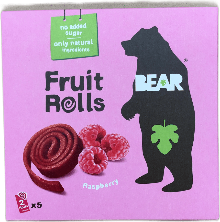 Bear ávaxtarúllur með hindberjum 5 x 20 g