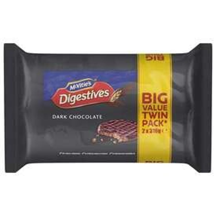 McVitie's Digestive kex með dökku súkkulaði 2 pk.