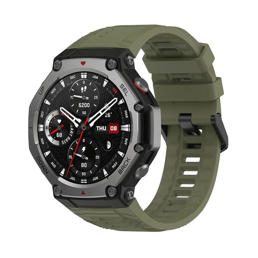 Amazfit T-Rex 3 (W067) - Græn sílikon ól