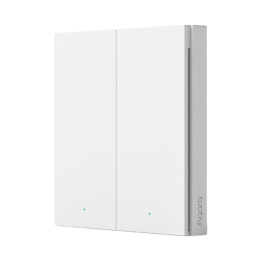 Aqara Wireless Remote Switch H1 þráðlaus tvöfaldur snjallrofi