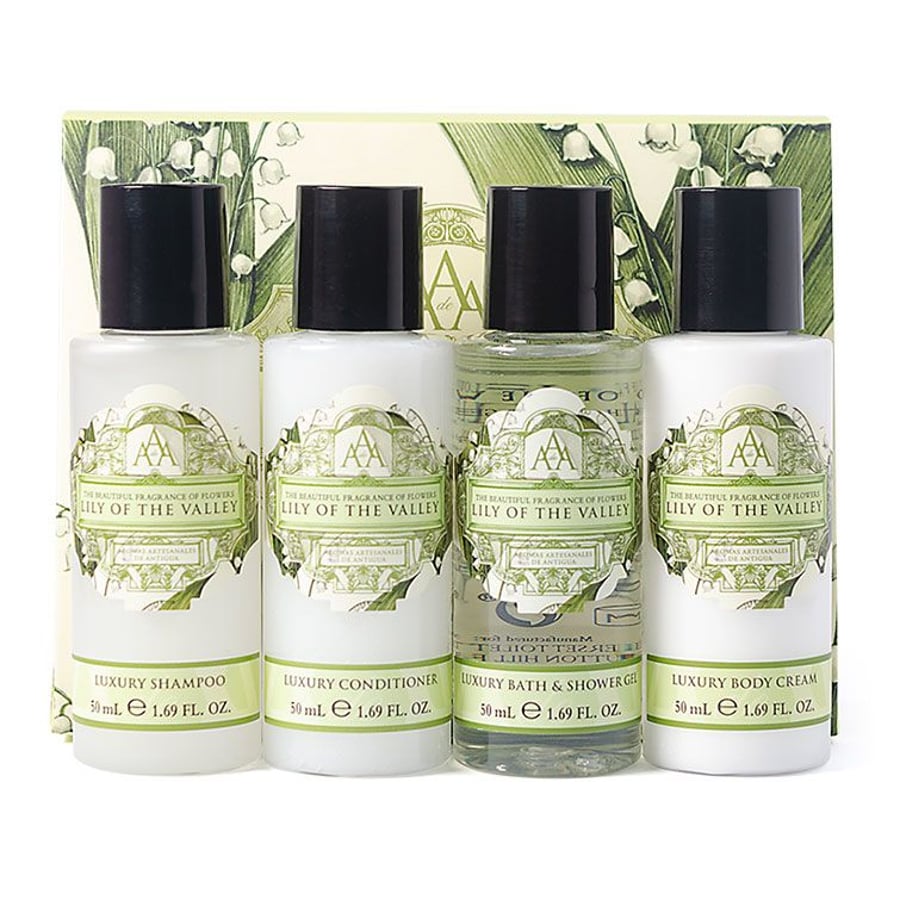 Aromas Artesanales de Antigua Floral Lily of the Valley Ferðasett