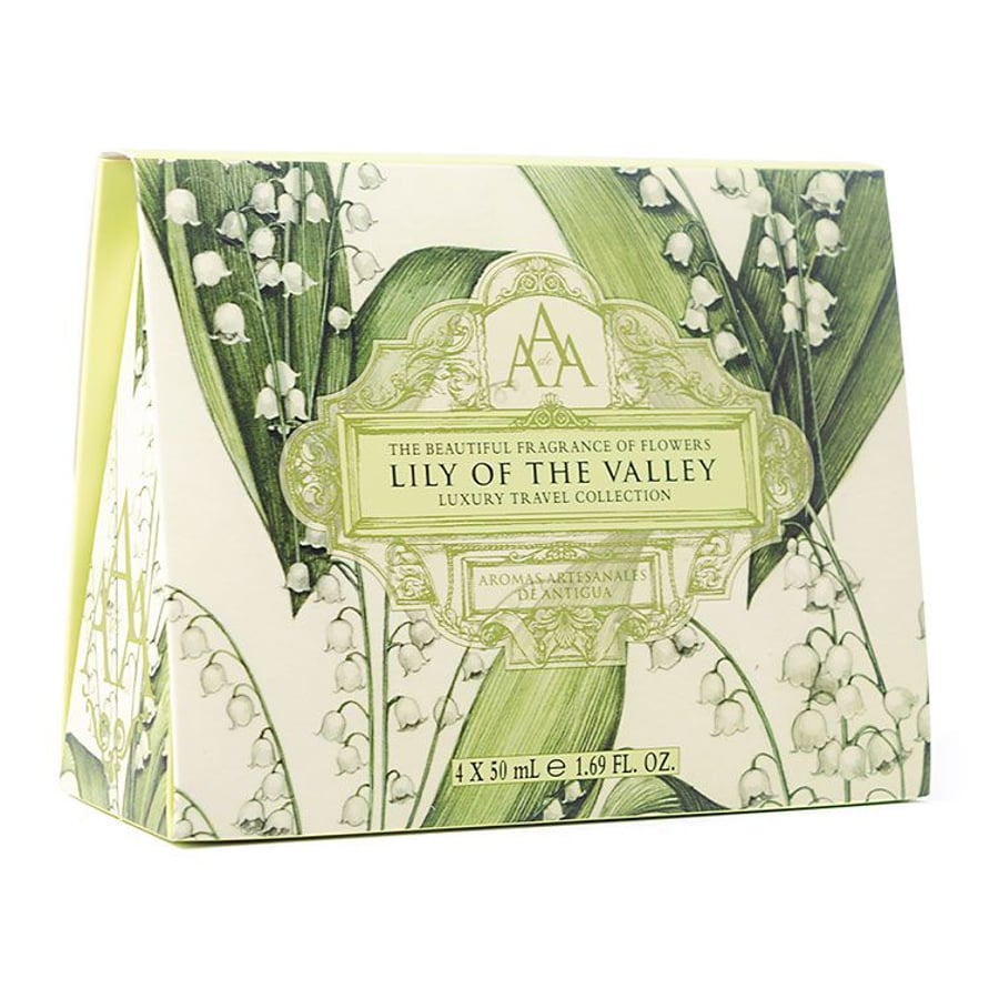 Aromas Artesanales de Antigua Floral Lily of the Valley Ferðasett