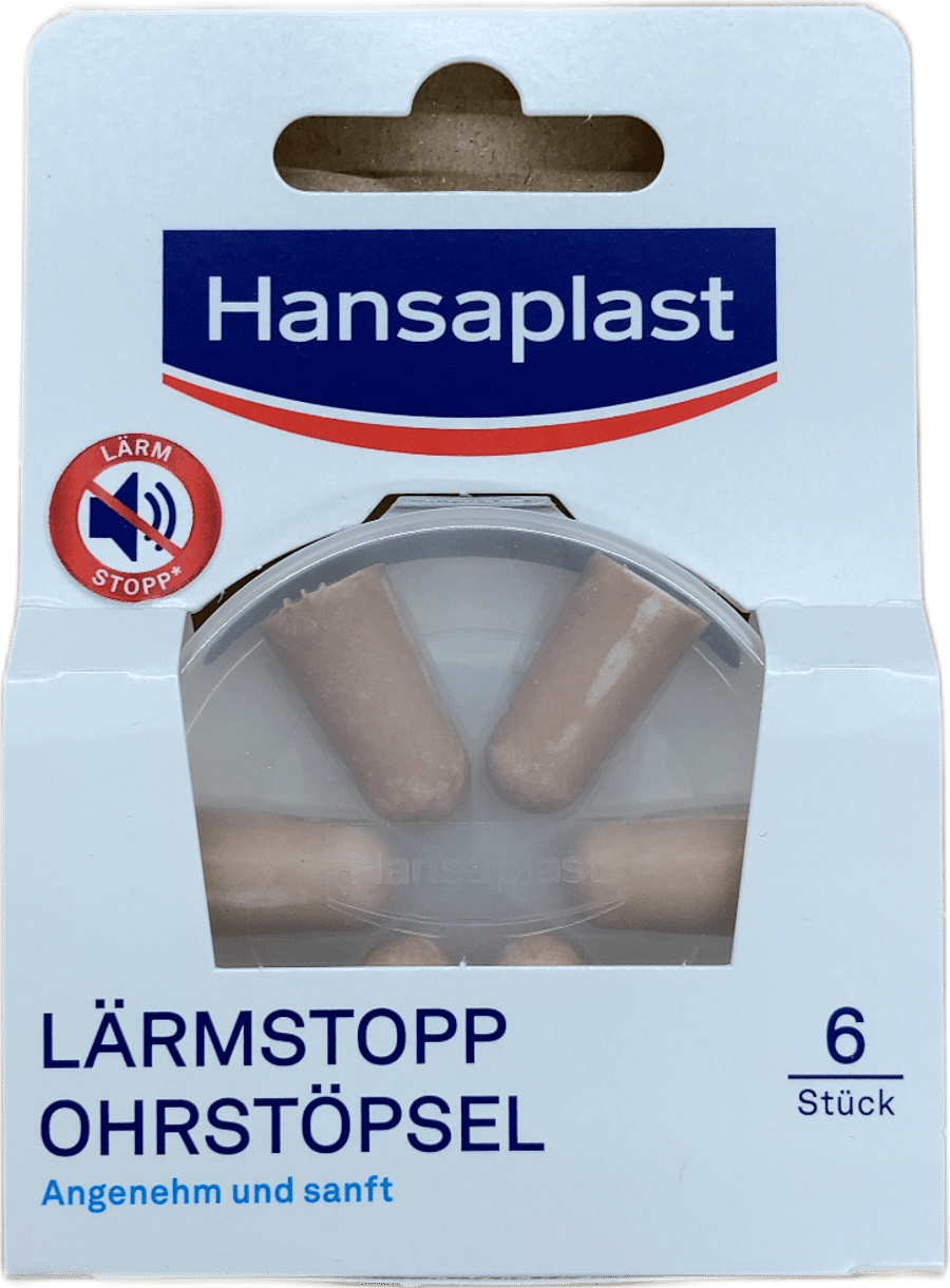 Hansaplast hávaðadempandi eyrnatappar 6 stk