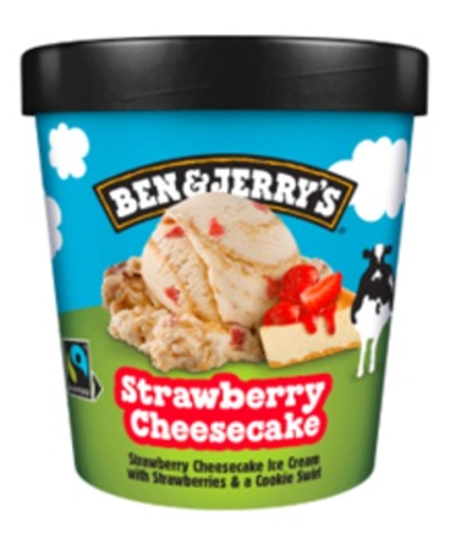 Ben & Jerry's Strawberry Cheesecake ís 465 ml