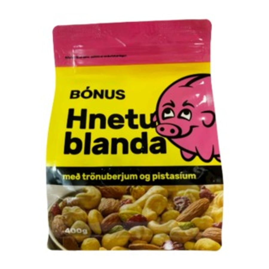 Bónus Hnetublanda með trönuberjum og pistasíum 400 g
