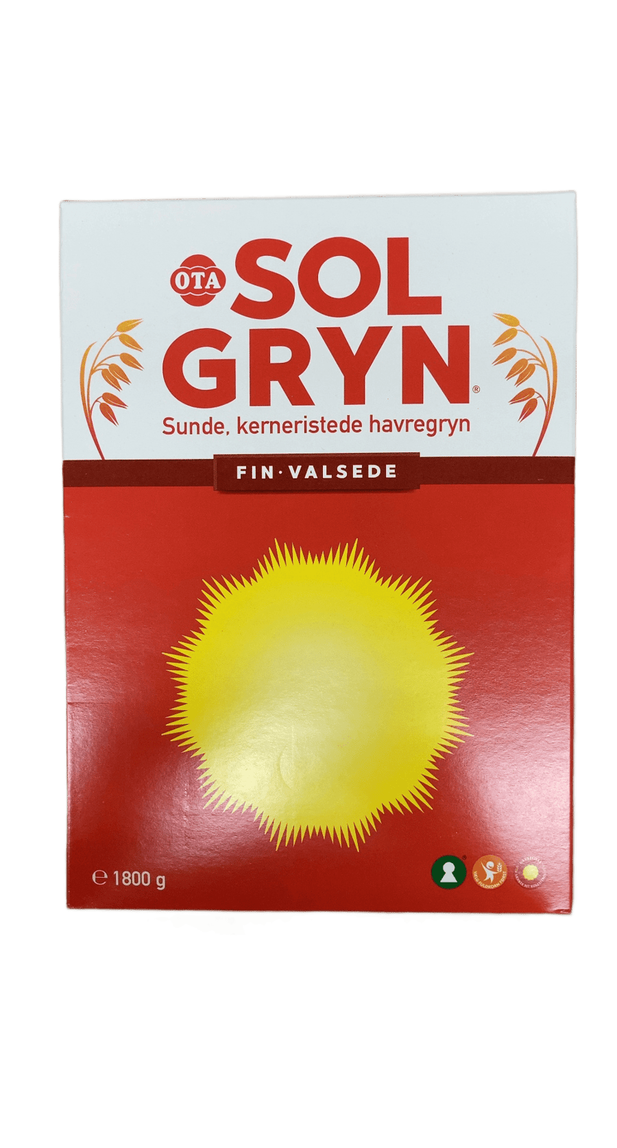 OTA Solgryn fínvalsaðir hafrar 1800 g