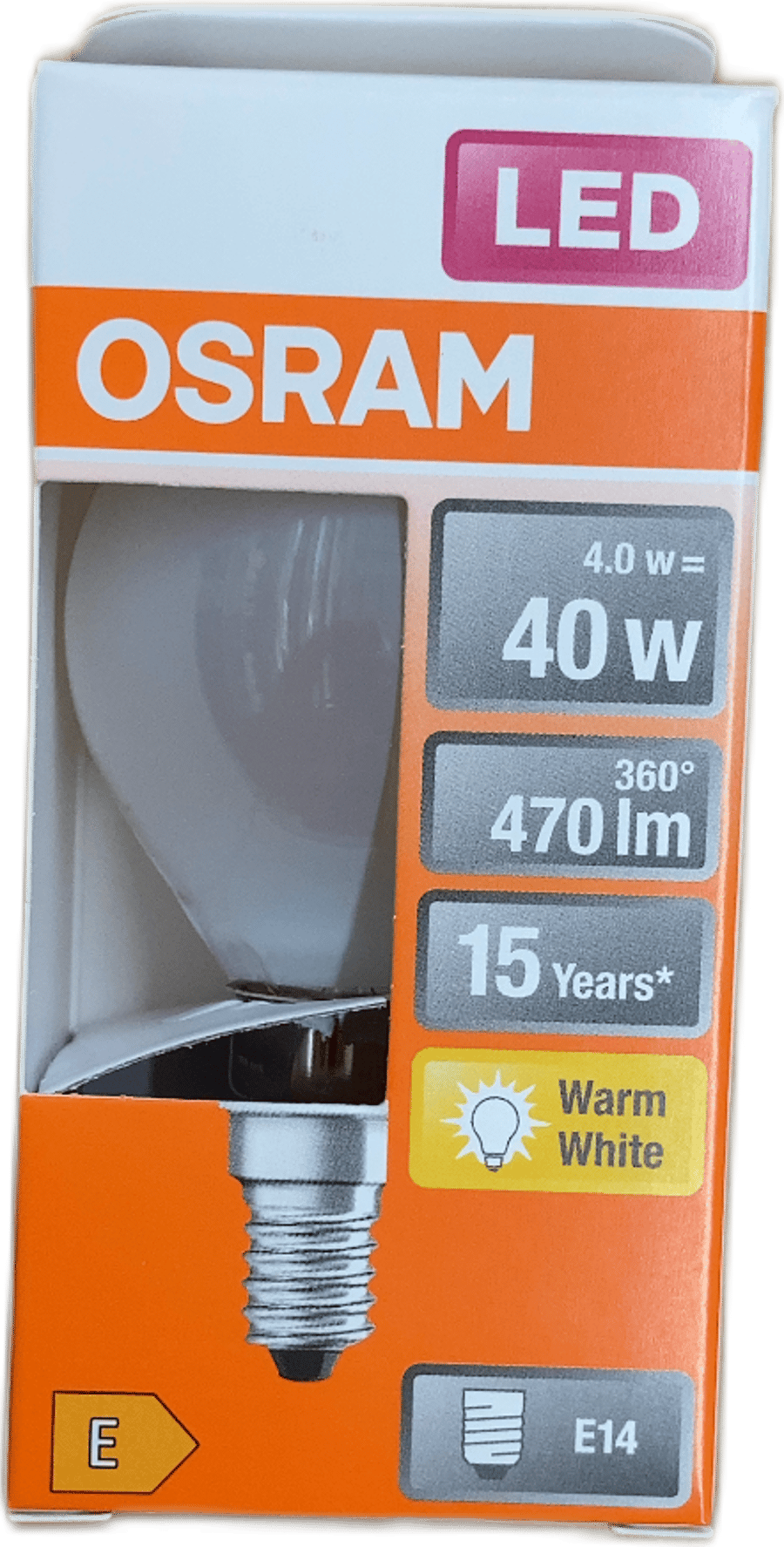 Osram LED Star Classic P 40 E14 hlýhvítt 4 W