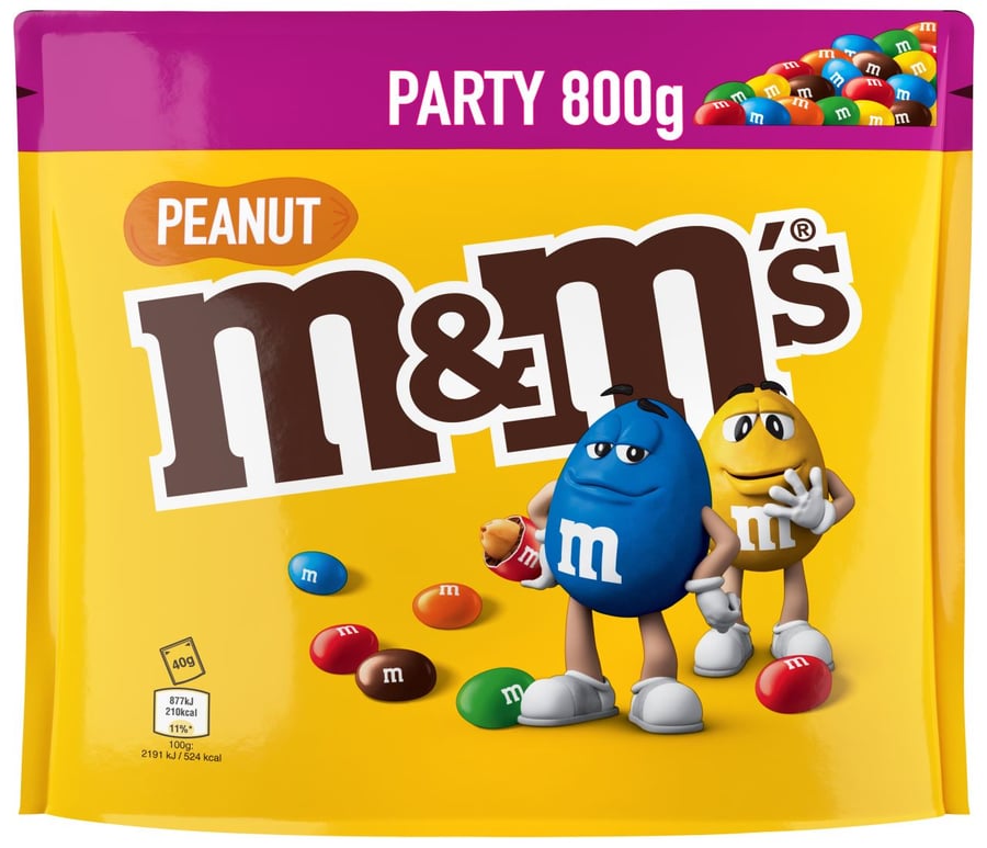 M&M's jarðhnetupartý 800 g