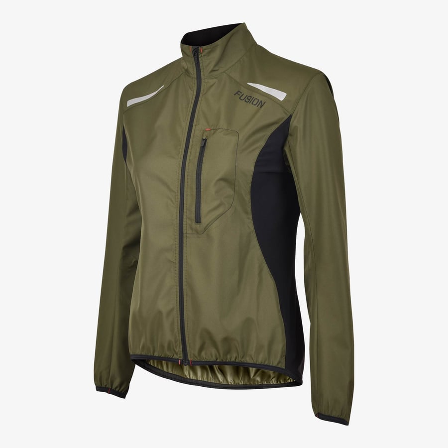 Fusion Wms S1 Run Jacket green/black