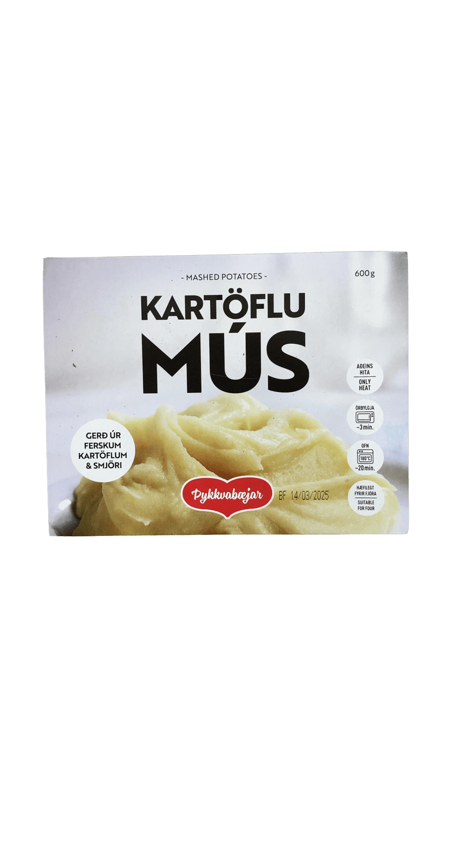 Þykkvabæjar Kartöflumús 600 g