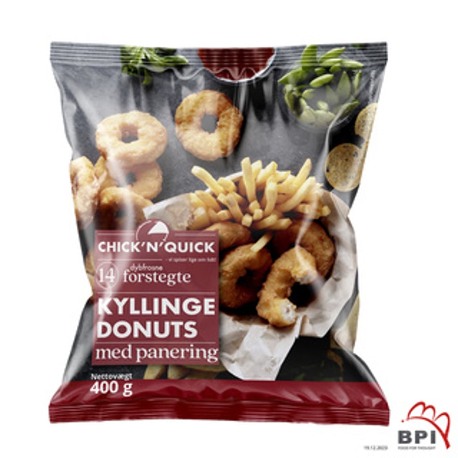 Chick´n quick kjúklingahringir 400 g